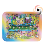 1x Tray Ooze Small Metal Durable Smoking Rolling Tray | Oozeville Design - £12.07 GBP