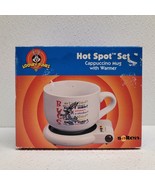 Vintage 1999 Looney Tunes Hot Spot Set Coffee Mug With Warmer Bugs Bunny - $547.24 MXN