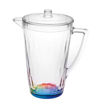 2.5 Clear and Rainbow Diamond Acrylic Pitcher - $1,264.61 MXN
