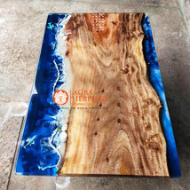 Resin River Epoxy Console Coffee Table Handmade Natural Wood Acacia Furniture - £293.39 GBP+