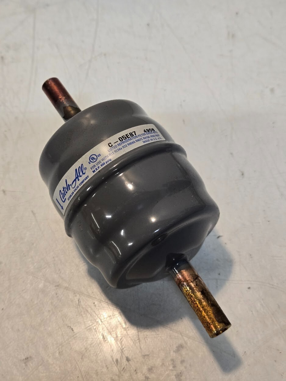 Sporlan Valve Catch-All C-05E87 4908 Refrigerant Filter-Drier 1/4&quot; Inlet... - $49.99