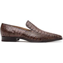 Genuine caiman crocodile Shoes Trento Brown image 2