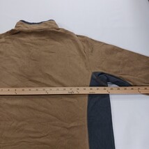 Columbia XM6279 Men's Brown/Black Pine Ridge Fleece 1/4 Zip Sweatshirt Size M image 5