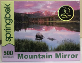 New Springbok Mountain Mirror 500 Piece Puzzle - $12.34