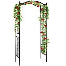 Garden Arch Steel Garden Arch Arbor Trellis For Climbing Plants - 92in - £103.95 GBP