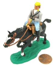 Britains Ltd England Rebel on Horseback w/ Bugle Part of left arm missin... - $19.99