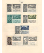 POLAND 1961-1962 Very Fine  Used Stamps Hinged on  List: 2 Sides - £0.96 GBP