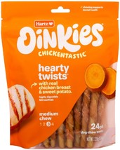 Hartz Oinkies Chickentastic Hearty Twists for Dogs 24 count Hartz Oinkies Chicke - £22.41 GBP