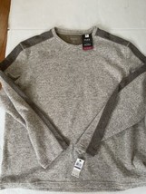 Van Heusen Sweater Men&#39;s XXL Flex Natural Stretch Gray Crew Neck Classic Fit NWT - £16.17 GBP