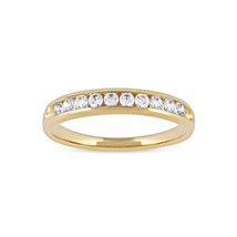 10K Yellow Gold 1/4ct TDW Diamond Women&#39;s Wedding Band - £247.79 GBP