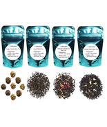 Tea Sampler, 4 Black Teas, Caffeinated, Loose Leaf Tea - £12.56 GBP
