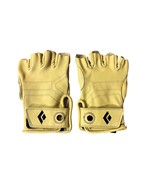 Black Diamond Stone Half Finger Climbing Gloves S Goatskin Leather Unise... - $374.43 MXN