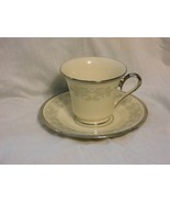 M 4 ea Lenox Snow Lily Coffee Cups &amp; Saucers - $4.99