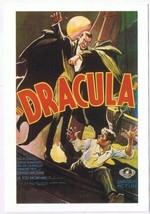 Postcard Sci Fi Poster Dracula 1931 - $4.94