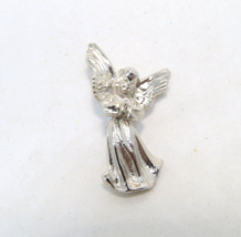 Vintage Signed Napier Angel Brooch Pin 1.5&quot; Tall - $9.50