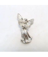 Vintage Signed Napier Angel Brooch Pin 1.5&quot; Tall - £7.50 GBP