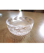 Galway Irish Crystal Bowl Leah Pattern Love &amp; Loyal Irish Symbol 5.75&quot; - $36.69 CAD
