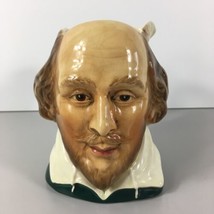 Sylvac William Shakespeare Toby Mug Character Face Jug The Bard 5.25&quot; Ta... - $33.65