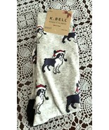 K Bell Renfro Corp Crew Socks Red Mens Holiday Dogs Brand New Sock Size ... - £10.02 GBP