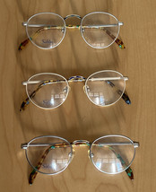 NEW Vintage Authentic Safilo Eyeglasses Round Metal Safilo Team - £131.95 GBP