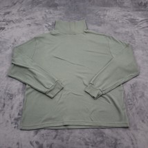 Basic Editions Sweater Womens XL Sage Green Long Sleeve Turtle Neck Pull... - $25.72