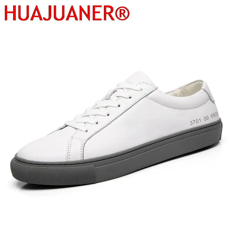 Mens Sneakers Genuine Leather Casual Outdoor Shoes Non-Slip Breathable L... - $93.24