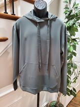 Mono B Men&#39;s Solid Gray Nylon Long Sleeve Activewear Hoodie Jacket Size ... - £29.75 GBP