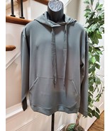 Mono B Men&#39;s Solid Gray Nylon Long Sleeve Activewear Hoodie Jacket Size ... - £30.33 GBP