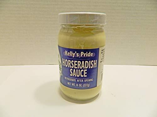 Horseradish Sauce, Kelly Pride, 8 oz, Made from 100 percent fresh grated horsera