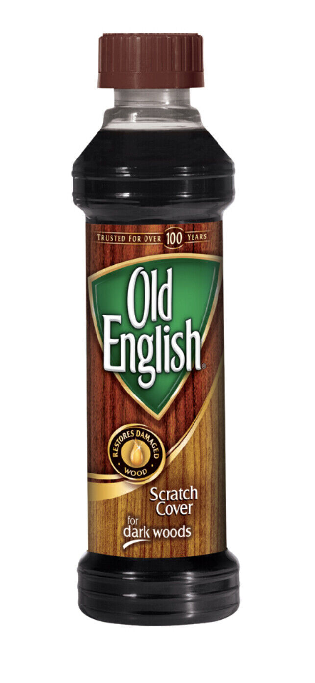 Old English Scratch Cover for Dark Woods, 8 Oz Bottle, Wood Polish - $9.95