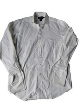 Ralph Lauren Purple Label White Shirt Mens XL Button Long Sleeve 2ply Co... - $46.52