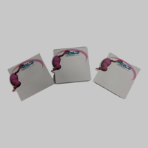 Set of 3 Prevacid Pharmaceutical Drug Rep Advertising Promo Post It Note Pads 5&quot; - £18.36 GBP