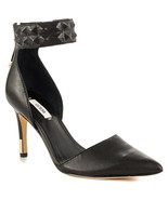 Women Guess Evanne d&#39;Orsay Pointed-Toe Pumps, Sizes 6-9.5 Black Leather ... - $109.00