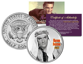 ELVIS PRESLEY - MOVIE * Harum Scarum * JFK Kennedy Half Dollar US Coin L... - £6.70 GBP