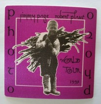 Jimmy Page Robert Plant Backstage Pass Led Zeppelin 1995 Hard Rock Music Purple - £8.87 GBP