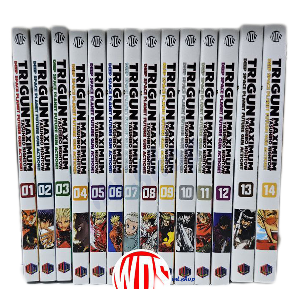TRIGUN MAXIMUM Manga Band 1-14 Komplettsatz (ENDE) von Ysuhiro Nightow C... - $168.00