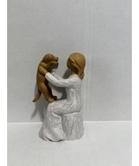 Woman Holding Dog Out - $28.50