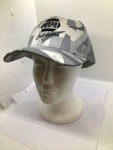 NAPA Outdoors Hat Gray / Black Camouflage Adjustable Cap Camo - $8.90
