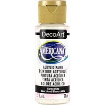 DecoArt Americana Acrylic Paint 2oz - Warm White - Semi-Opaque - $17.12