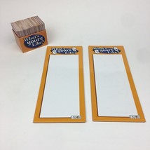 Incomplete Whats Yours Like Game Patch Products Cards and Clue Boards On... - $8.59