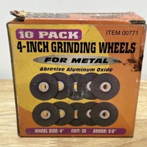 10 Pack - 4” Wheel 5/32” Face 5/8” Arbor 00771 Harbor Freight Old Stock - £19.77 GBP