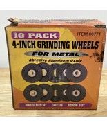 10 Pack - 4” Wheel 5/32” Face 5/8” Arbor 00771 Harbor Freight Old Stock - £19.85 GBP