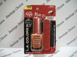 L.A. Colors 2 PC Scented Nail Kit #68322 Nuts About You - $9.89