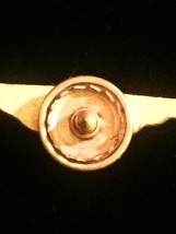 Vintage Military Aero I.T.I gold wings screw-back pilots lapel pin image 3