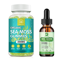 Sea Moss Gummies Irish Sea Moss Drops Burdock Root Immune System Support Organic - £23.96 GBP+