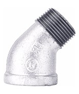 B &amp; K Street Elbow Malleable Galvanized Iron 2 &quot; Fip X 2 &quot; Mip ... - $28.34