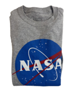 NASA Creative Empire Mens Nasa Logo Gray Short Sleeve Shirt  Size M Dist... - £7.50 GBP