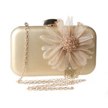 BZVW Elegant Versatile Solid Color Flower Clutch Bags For Women 2023 New Fashion - £53.90 GBP