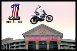Evel Knievel Caesars Palace Metal Sign - $915.99 MXN