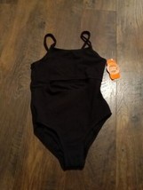 New Wonder Nation Girls Black One Piece Swimsuit Meduim M (7-8) - $5.00